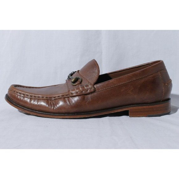 Cole Haan Men\'s Brown Leather Horse Bit Loafer 8.5 main image 8